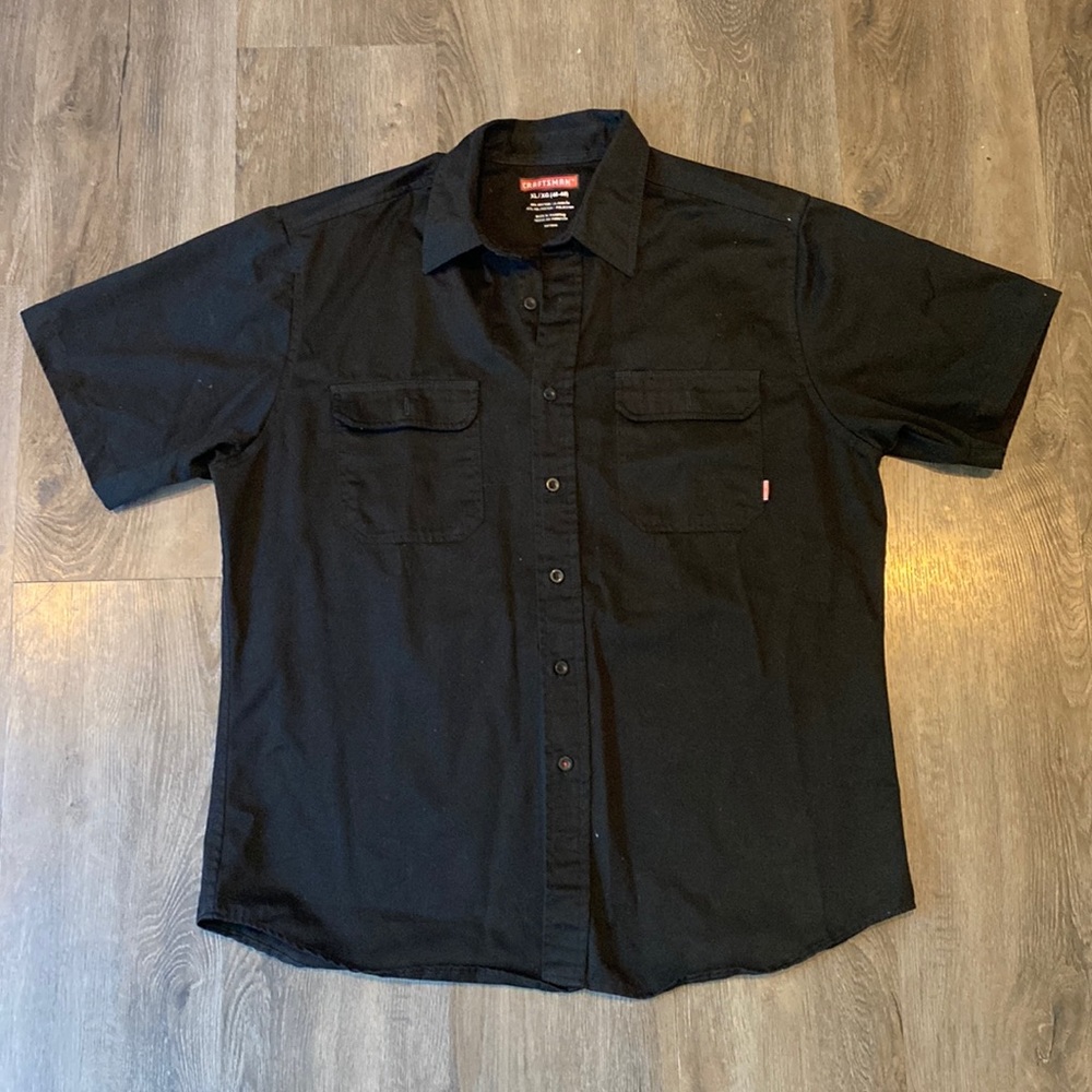Craftsman XL Black Cotton/Polyester shirt